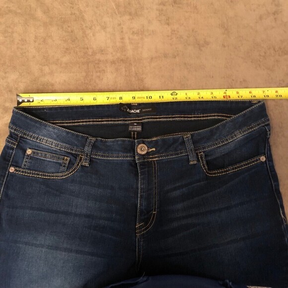 Jordache Skinny Dark WashJeans Size 16 - Picture 10 of 11
